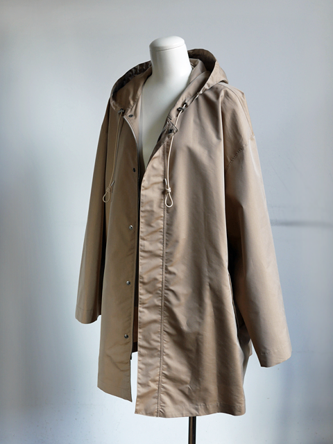 AURALEE FINX POLYESTER HOODED COAT - その他