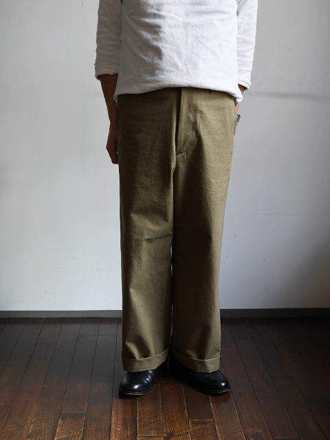 AURALEE Washed Finx Light Chino Wide Pants | 大阪、心斎橋のメンズ 