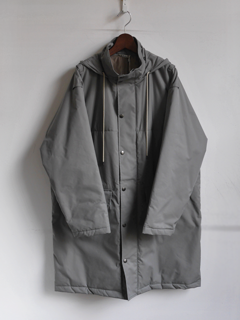 AURALEE Finx Nylon OX Batting Hooded Coat | 大阪心斎橋のメンズ洋服 