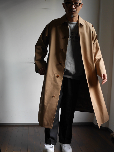 AURALEE Silk Gabardune Long Soutien Collar Coat | 大阪、心斎橋の 