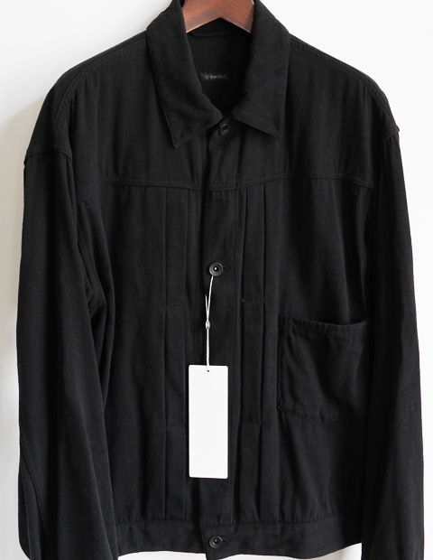 COMOLI (コモリ) シルクネップ TYPE-1st BLACK サイズ4袖丈61cm - ブルゾン