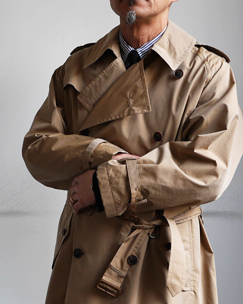 【AURALEE】FINX POLYESTER BIG TRENCH COAT