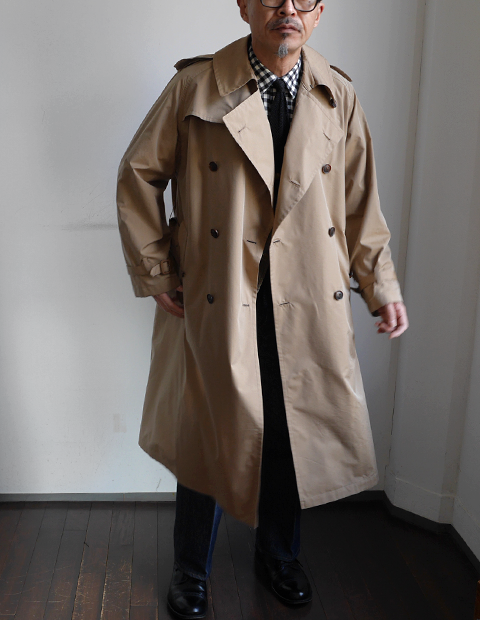 AURALEE Finx Polyester Big Trench Coat | 山口ストアー