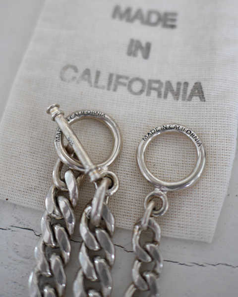 MADE IN CALIFORNIA Tバー 喜平チェーン ブレスレット - アクセサリー