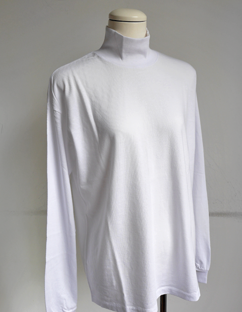 AURALEE Seamless Hi Neck L/S Tee | 山口ストアー