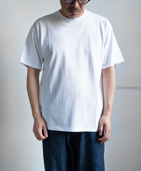 comoli 23ss 空紡天竺 半袖Tシャツ 3-