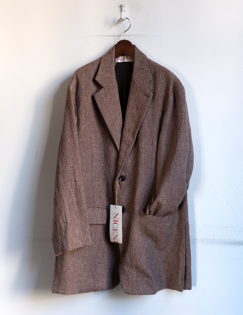 NICENESS Nep Tweed Jacket 