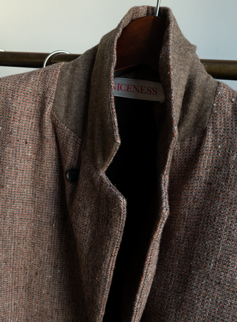 NICENESS Nep Tweed Jacket 