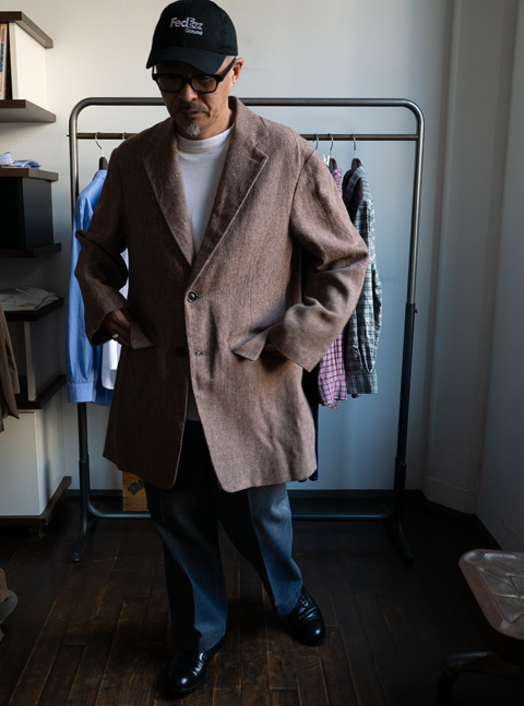 NICENESS NEP TWEED OVER JACKET-