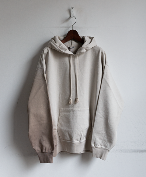 AURALEE Organic Cotton Gradation Dyed Sweat Parka | 山口ストアー