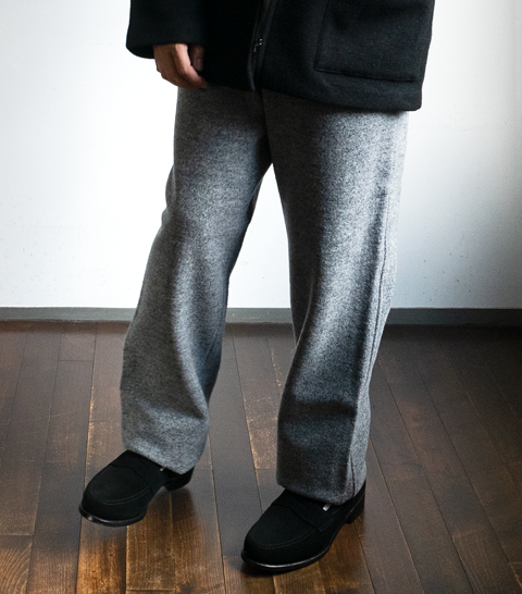 AURALEE Wool Ling Yarn Milled Jersey Pants | 大阪心斎橋のメンズ ...