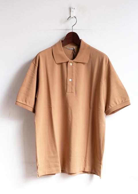 AURALEE Super Fine Cotton Pique Big Polo | 大阪心斎橋のメンズ洋服 ...