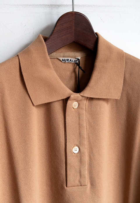 AURALEE Super Fine Cotton Pique Big Polo | 山口ストアー