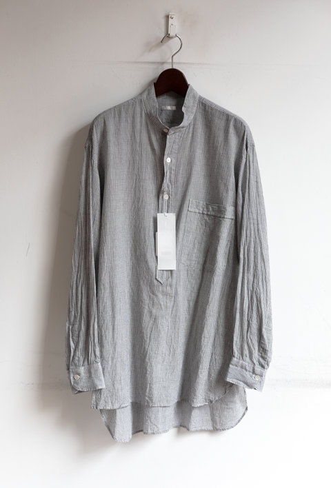 が大特価！ COMOLI 23ss コモリ カディ プルオーバーシャツ KHADI