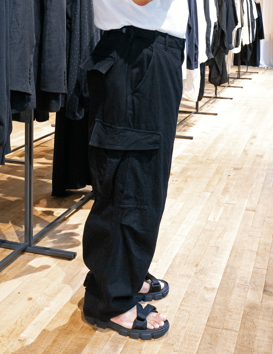 COMOLI ブラックデニム B.D.Uパンツ | 大阪心斎橋のメンズ洋服の 