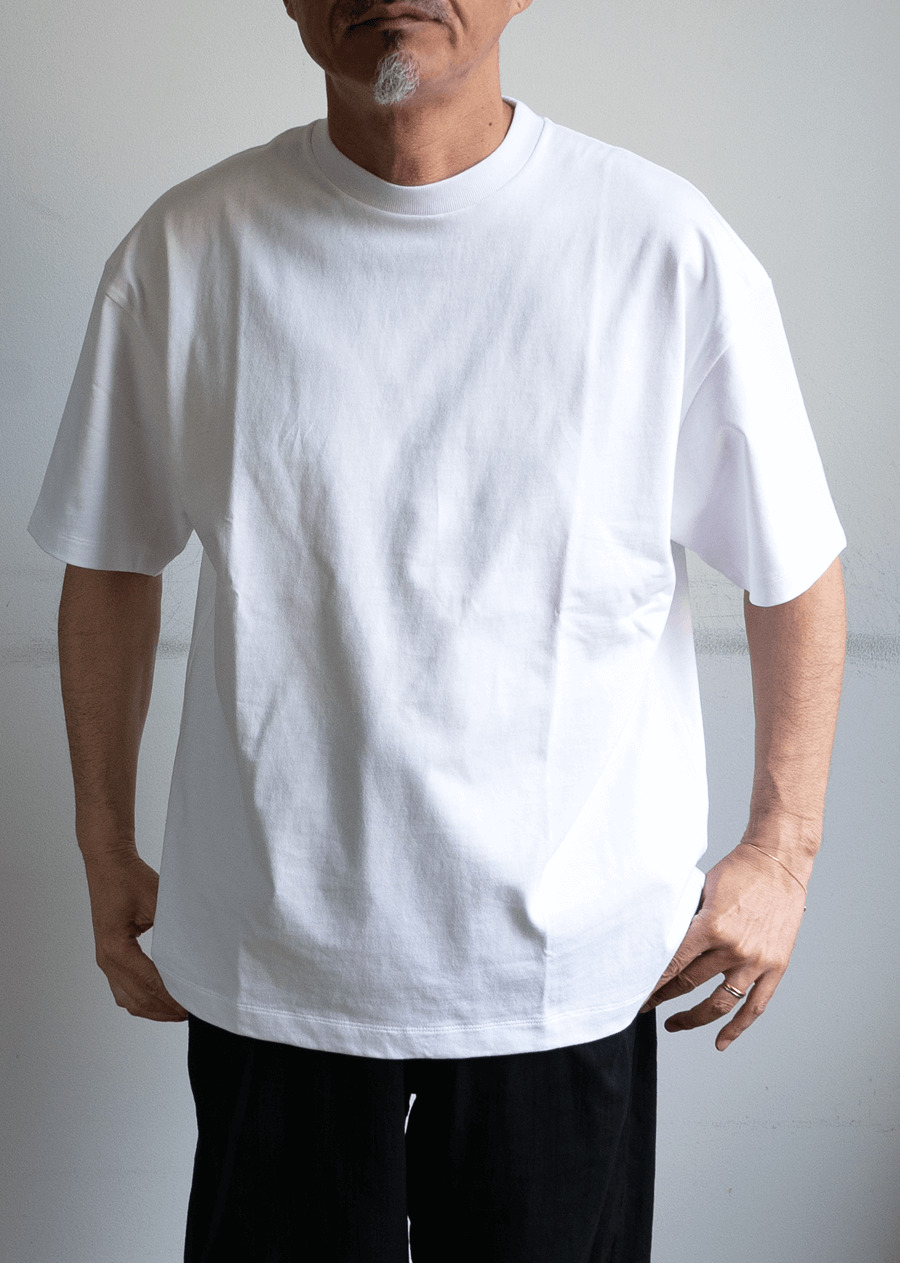 ATON Supima Air 12/- Oversized T-Shirt