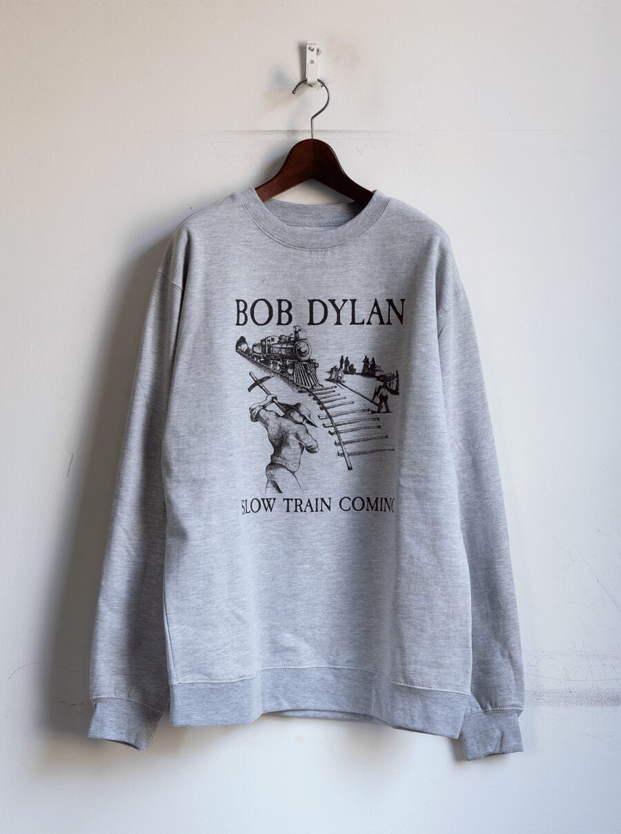 BLUESCENTRIC BOB DYLAN SLOW TRAIN COMING Crewneck