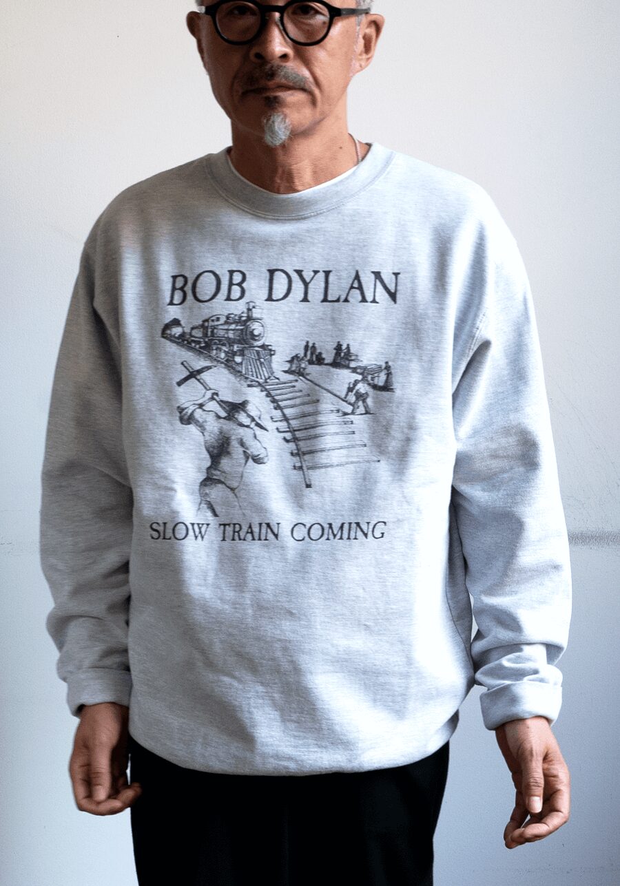 BLUESCENTRIC BOB DYLAN SLOW TRAIN COMING Crewneck