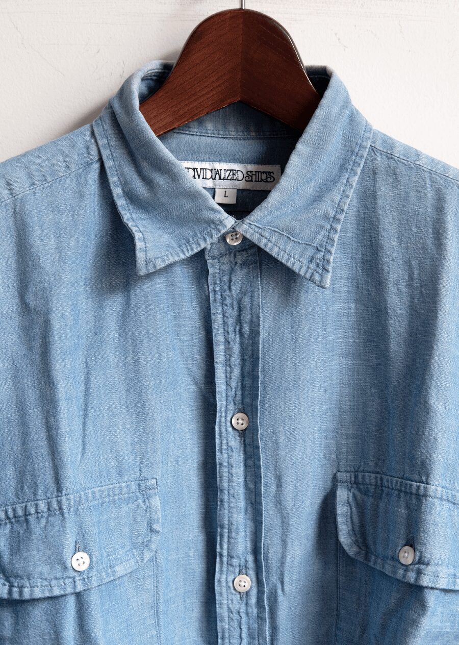 INDIVIDUALIZED SHIRTS NTO Chambray 2poc Work Shirt