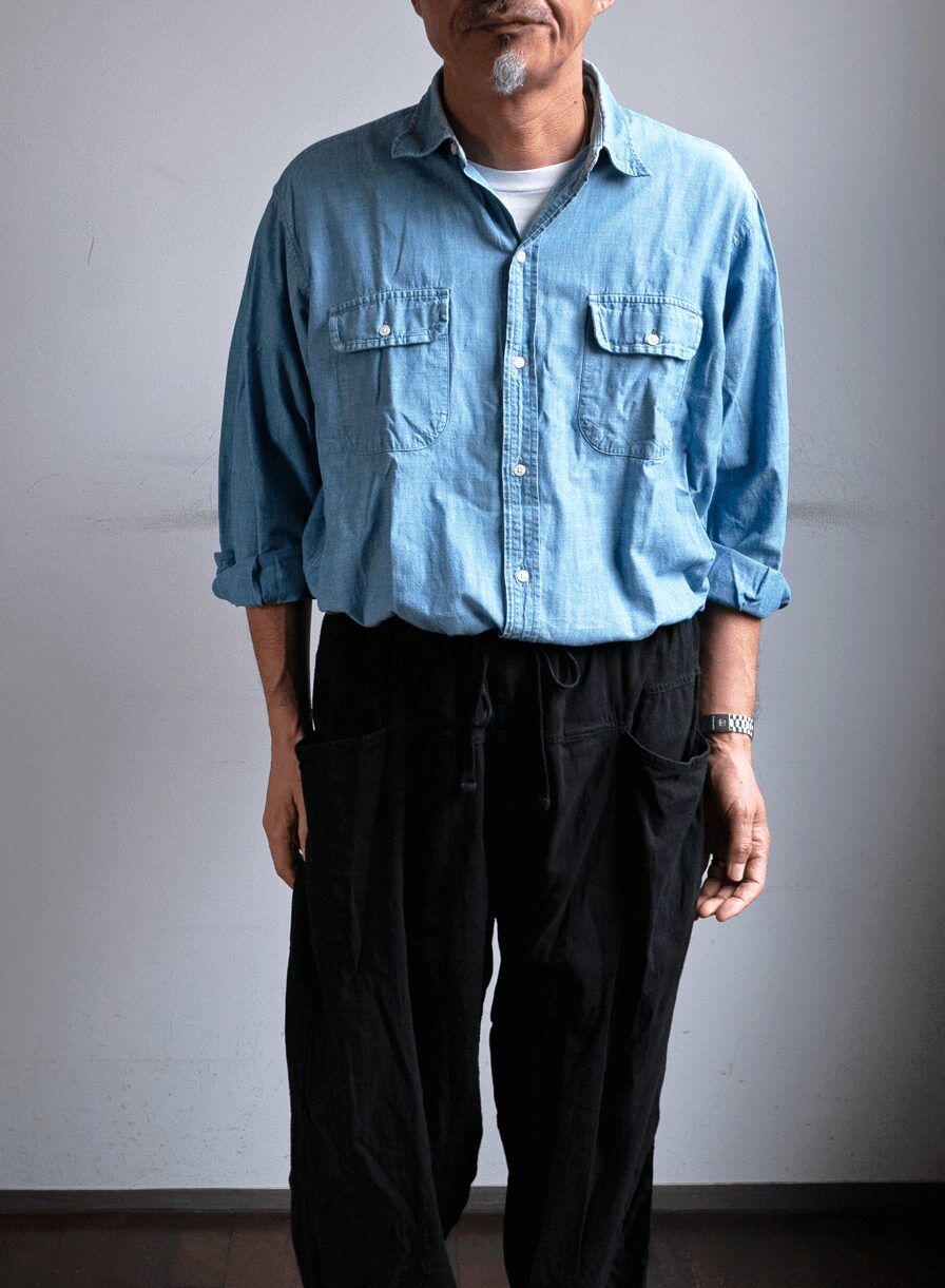 INDIVIDUALIZED SHIRTS NTO Chambray 2poc Work Shirt