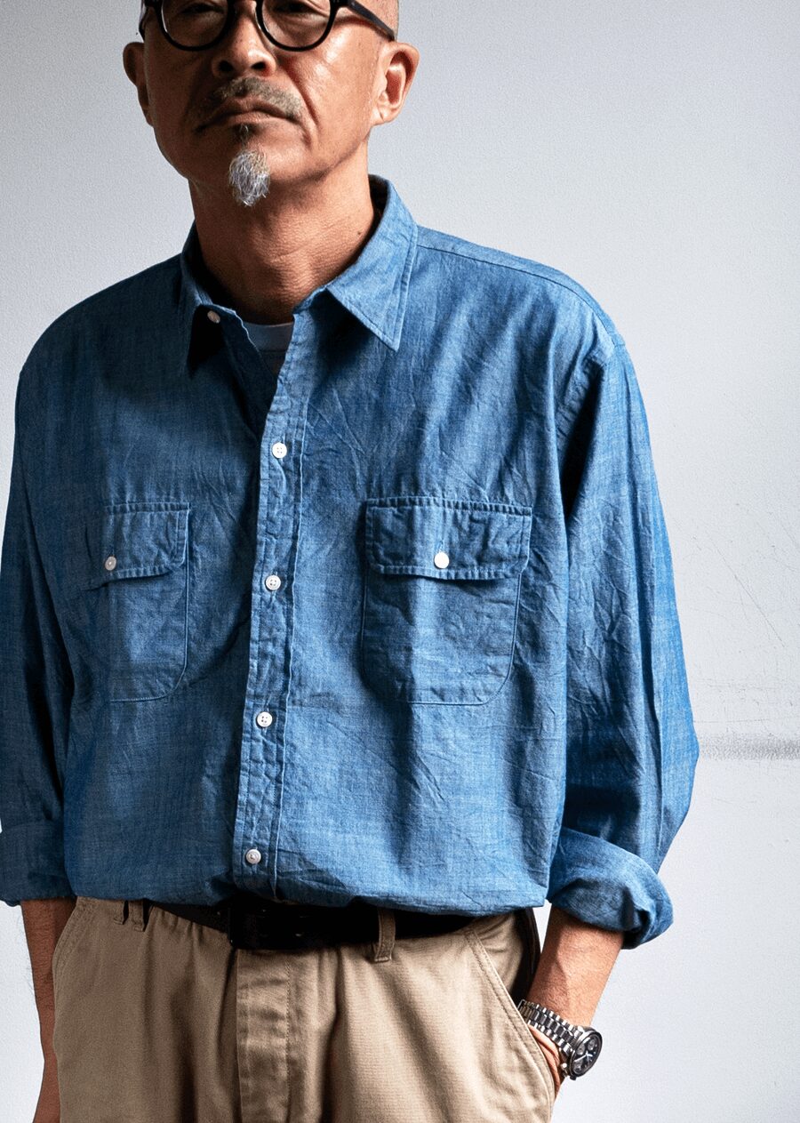 INDIVIDUALIZED SHIRTS NTO Chambray 2poc Work Shirt