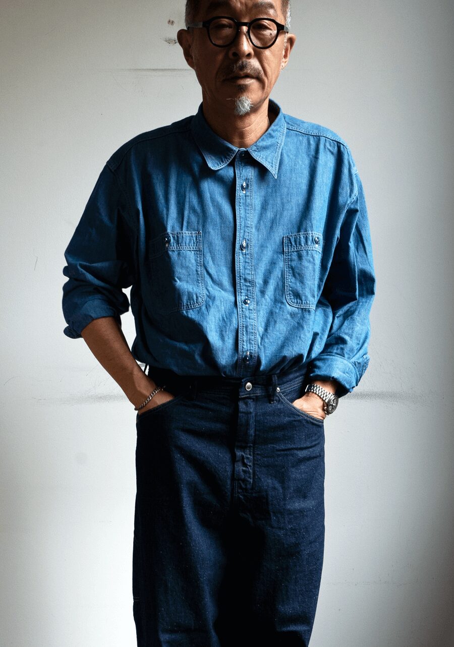 Sewing Chop O’alls US NAVY CHAMBRAY SHIRT