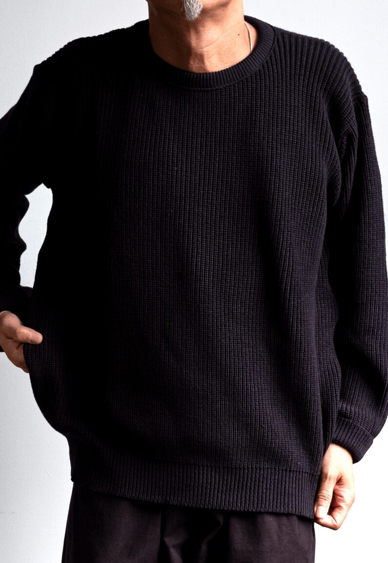 BINGHAMTON KNITTING Cotton Polyester Shaker Pullover