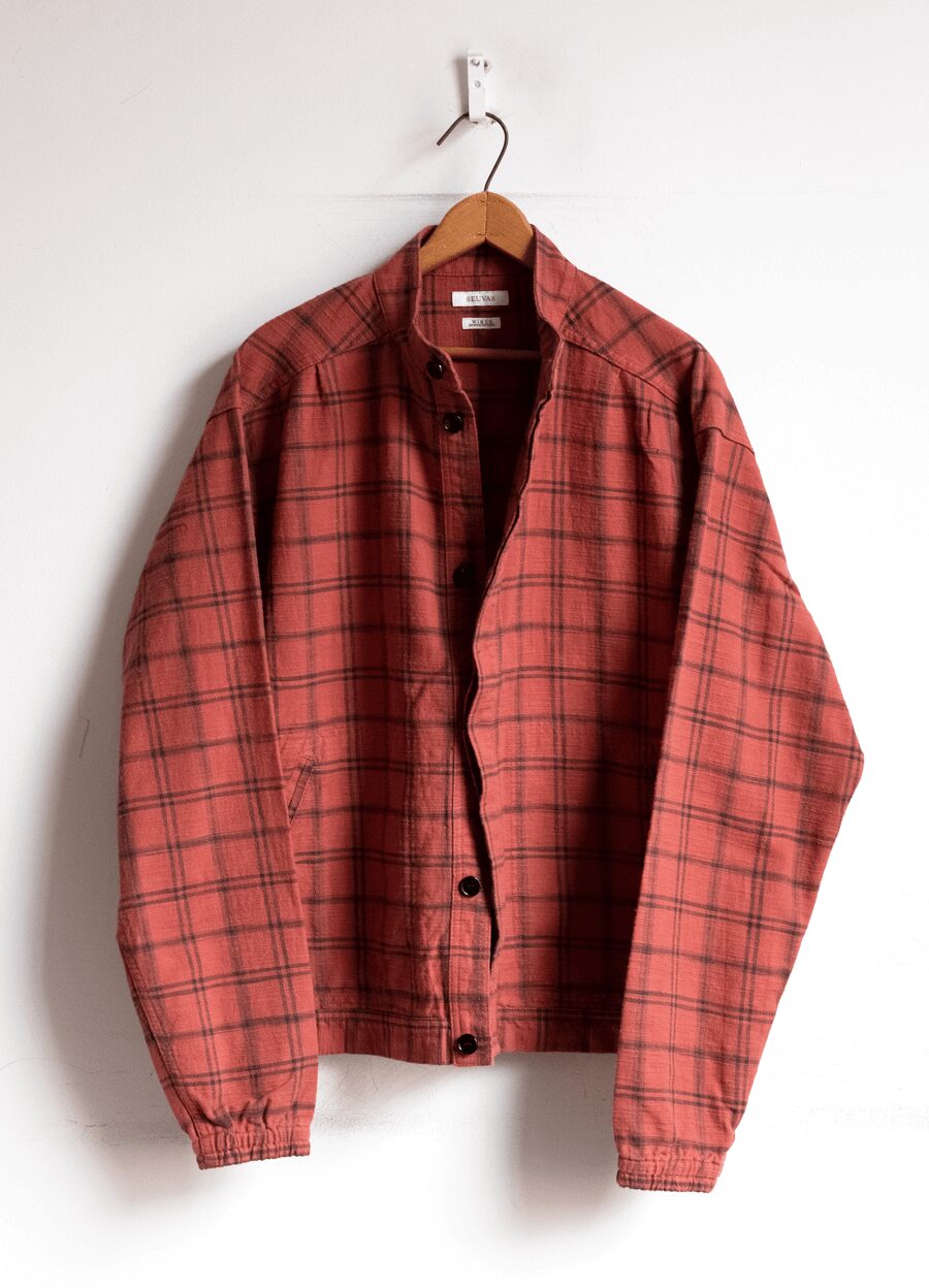 SEUVAS  10/1 PLAID TWILL DRIZZLER SHIRT