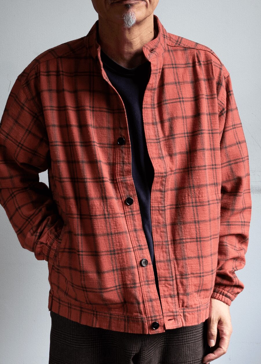 SEUVAS  10/1 PLAID TWILL DRIZZLER SHIRT