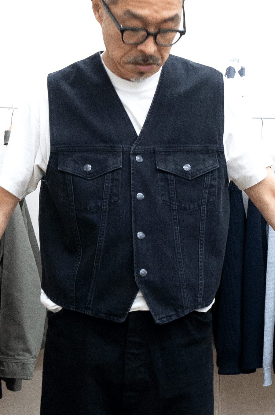 Tyca Corporation Western Denim Vest