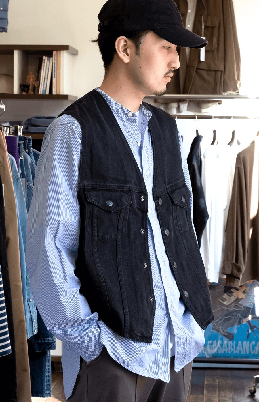 Tyca Corporation Western Denim Vest