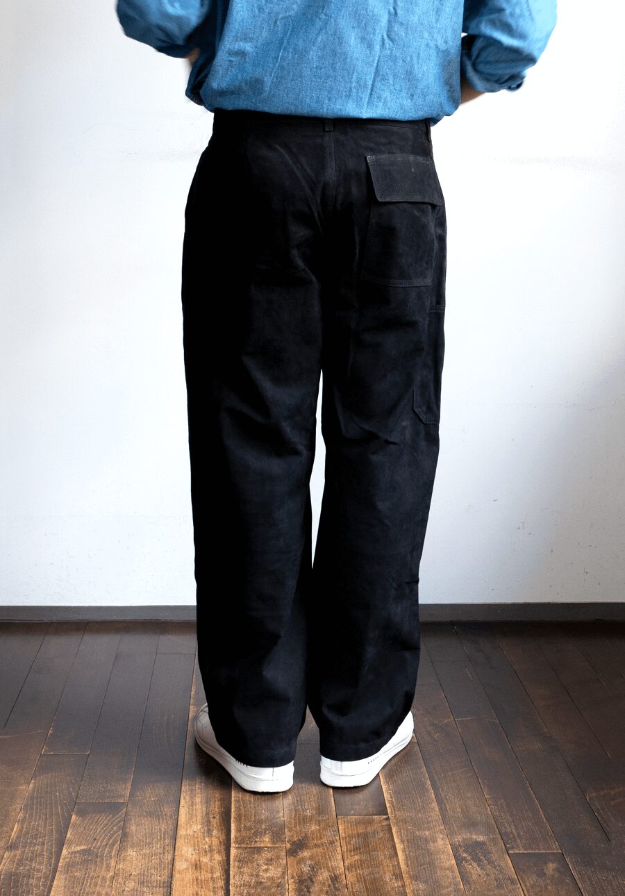 1205  Nubuck Leather Pant “CLOVE-L”