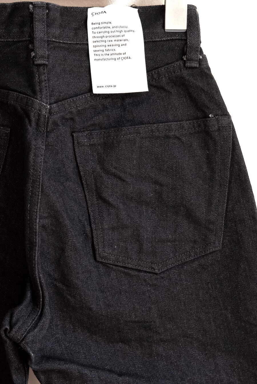 CIOTA “Rigid Denim” Pre-Order Fair Washed Sample