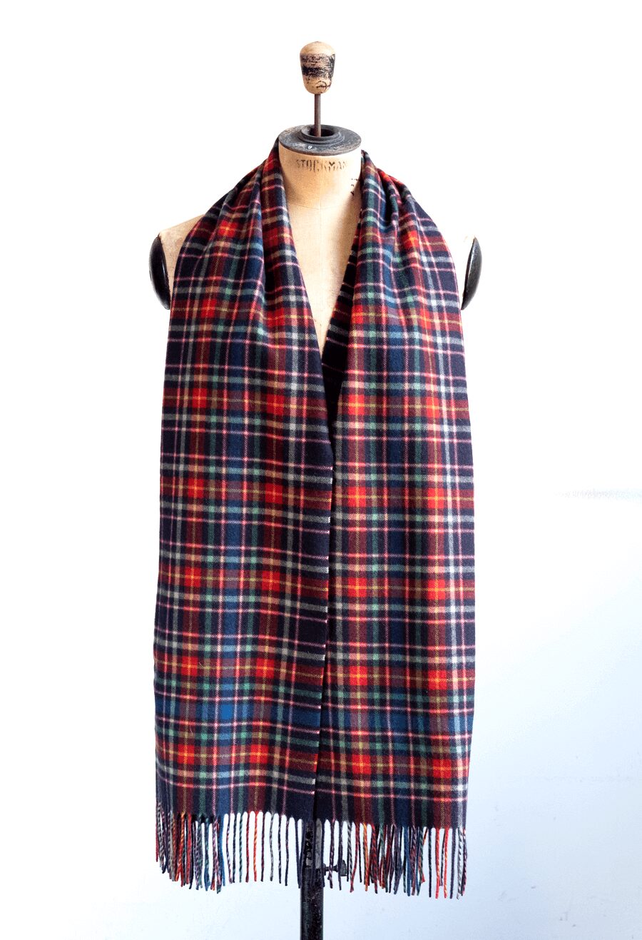 Joshua Ellis　CASHMERE PLAID 50×190cm