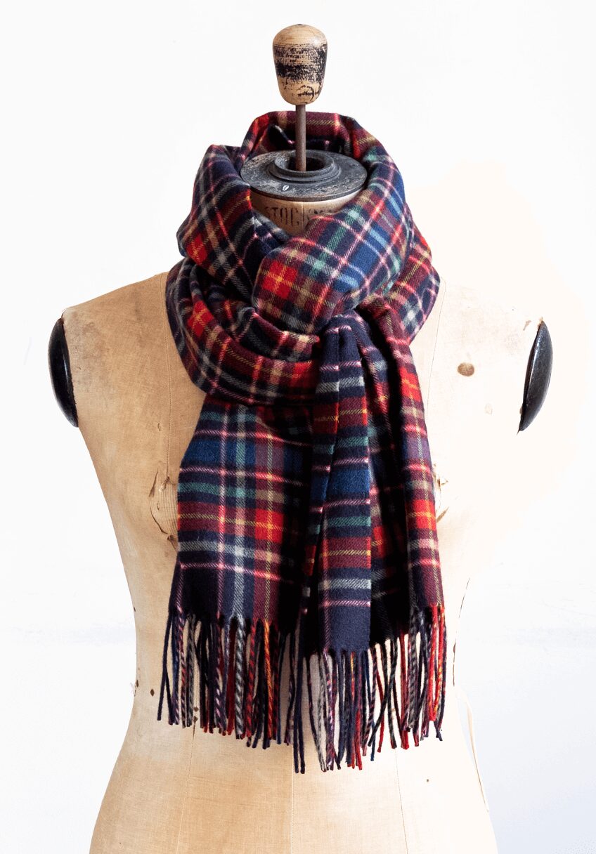 Joshua Ellis　CASHMERE PLAID 50×190cm