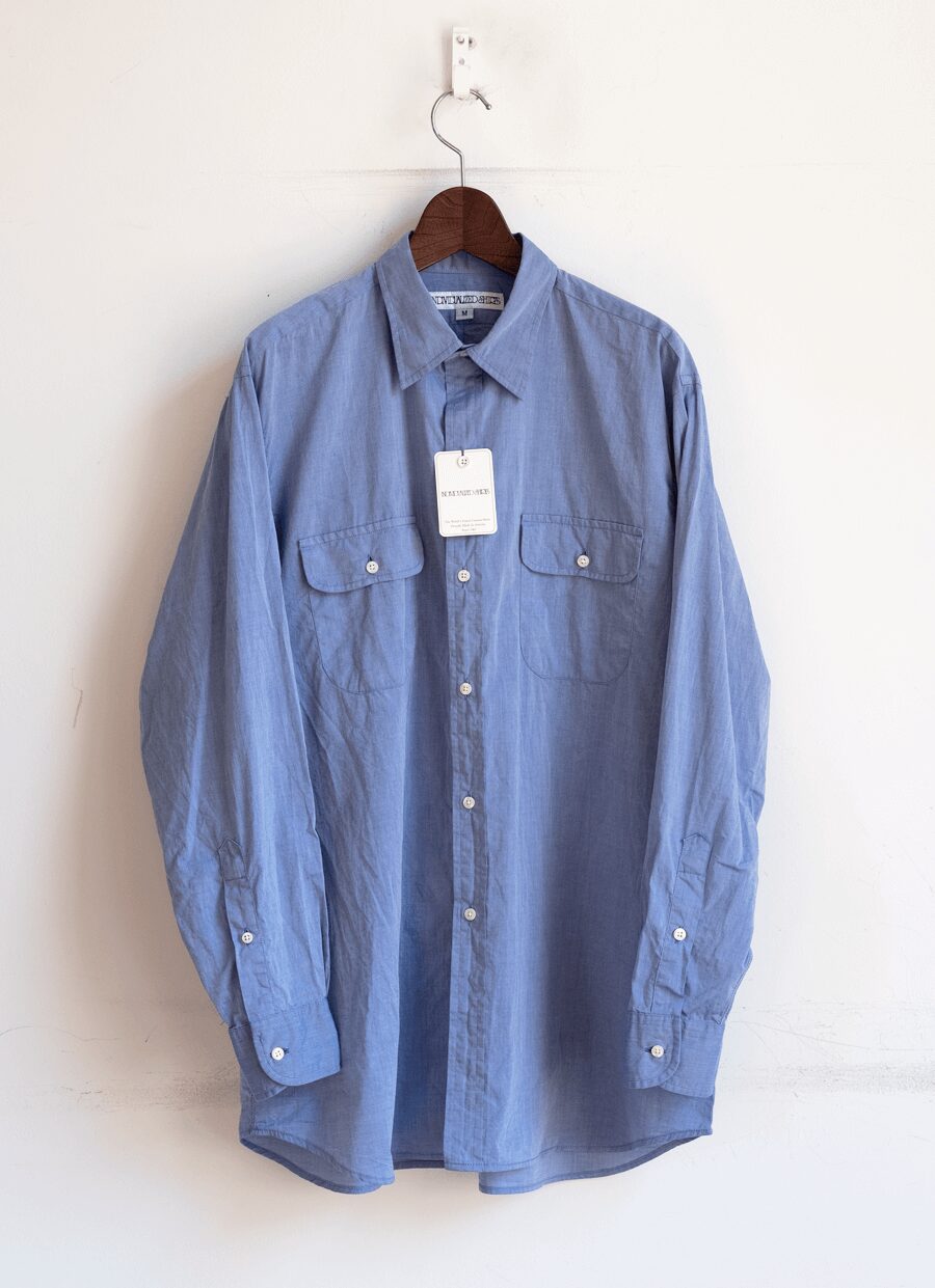 INDIVIDUALIZED SHIRTS　Dress Chambray 2poc Work Shirt