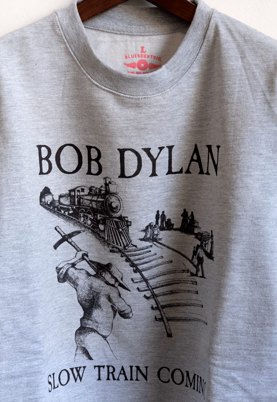 BLUESCENTRIC　BOB DYLAN SLOW TRAIN COMING CREW NECK