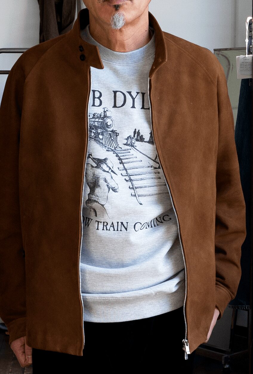 BLUESCENTRIC　BOB DYLAN SLOW TRAIN COMING CREW NECK