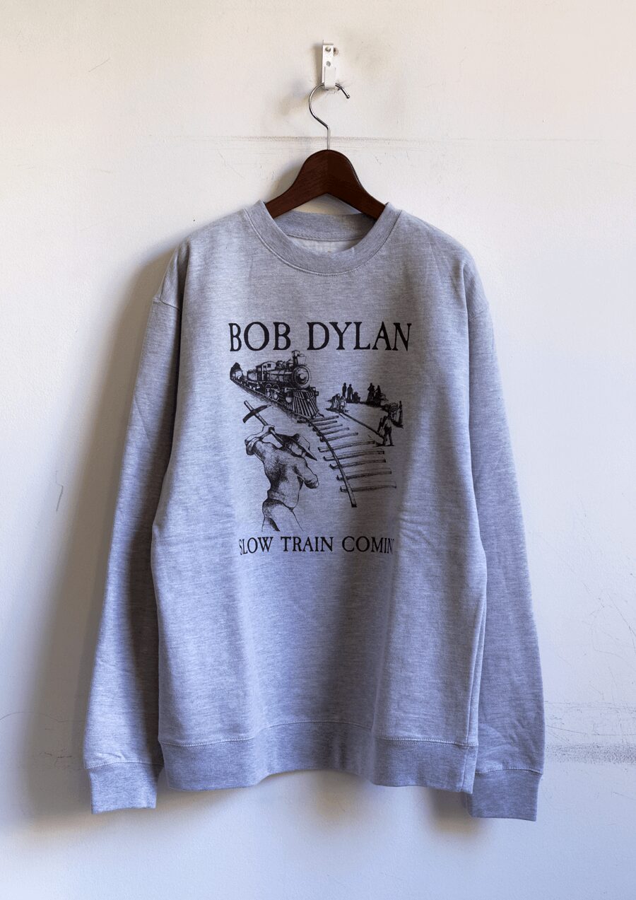 BLUESCENTRIC　BOB DYLAN SLOW TRAIN COMING CREW NECK