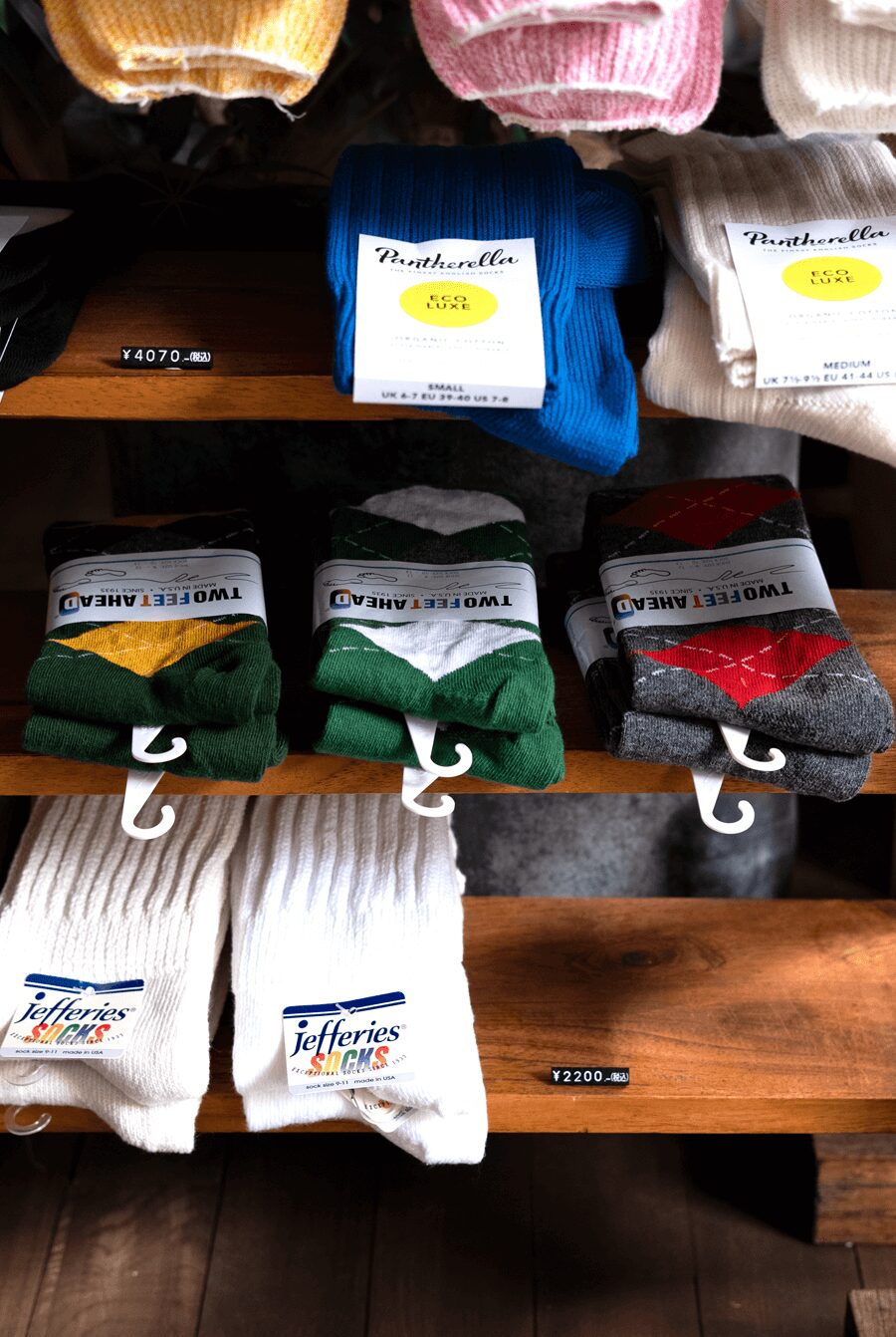 TWO FEET AHEAD　ARGYLE CREW SOCKS