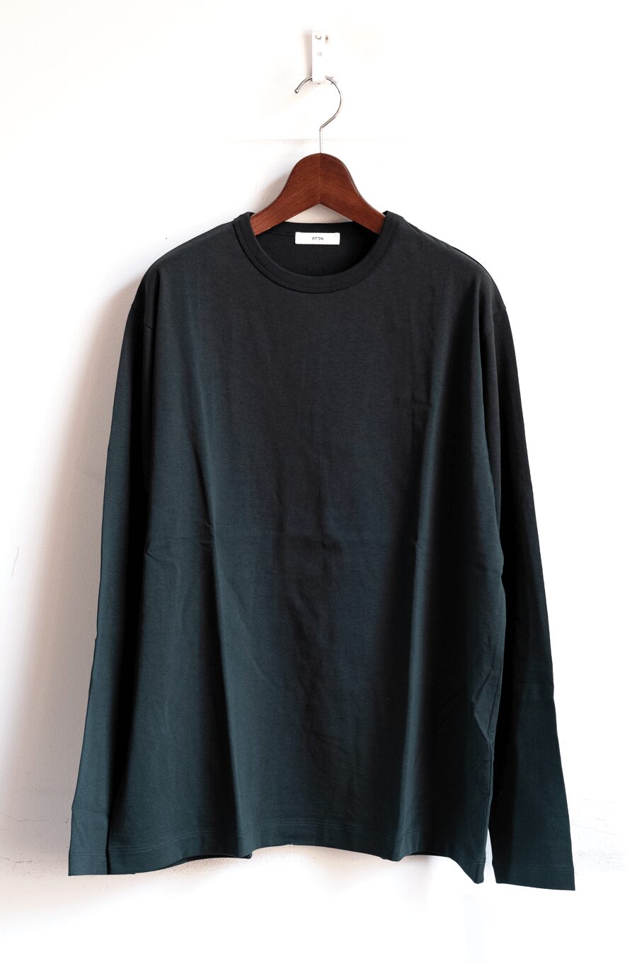 ATON　DRY COTTON JERSEY STANDARD LONG SLEEVE T-SHIRT