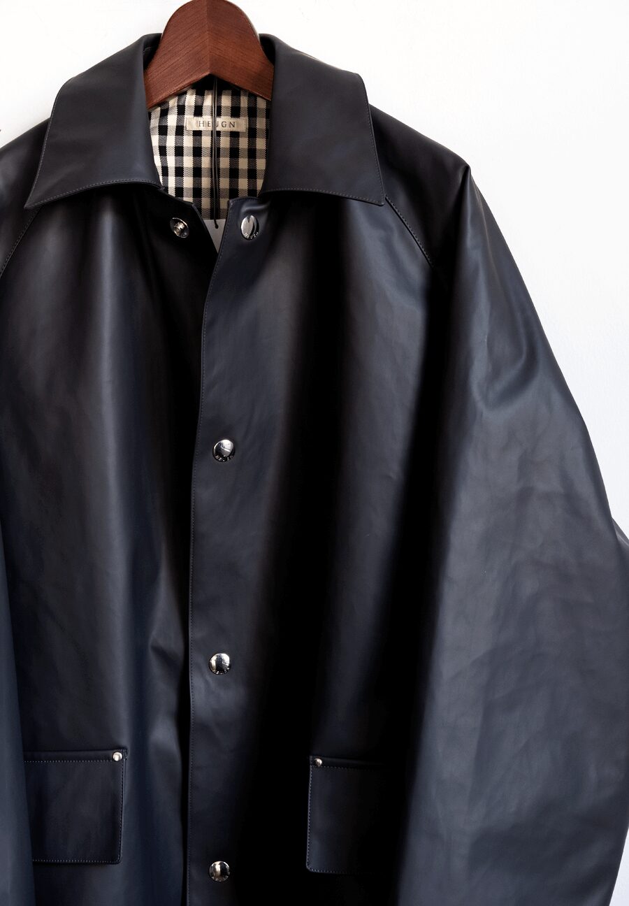 HEUGN　Short Soutien Collar Coat “Laurence Gray”