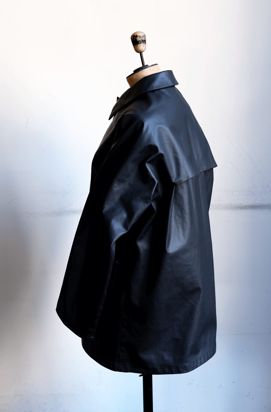 HEUGN　Short Soutien Collar Coat “Laurence Gray”