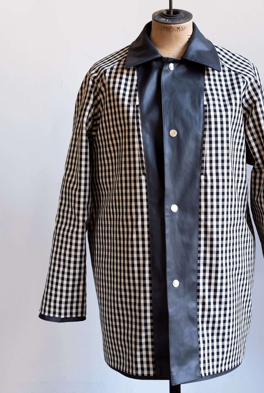 HEUGN　Short Soutien Collar Coat “Laurence Gray”