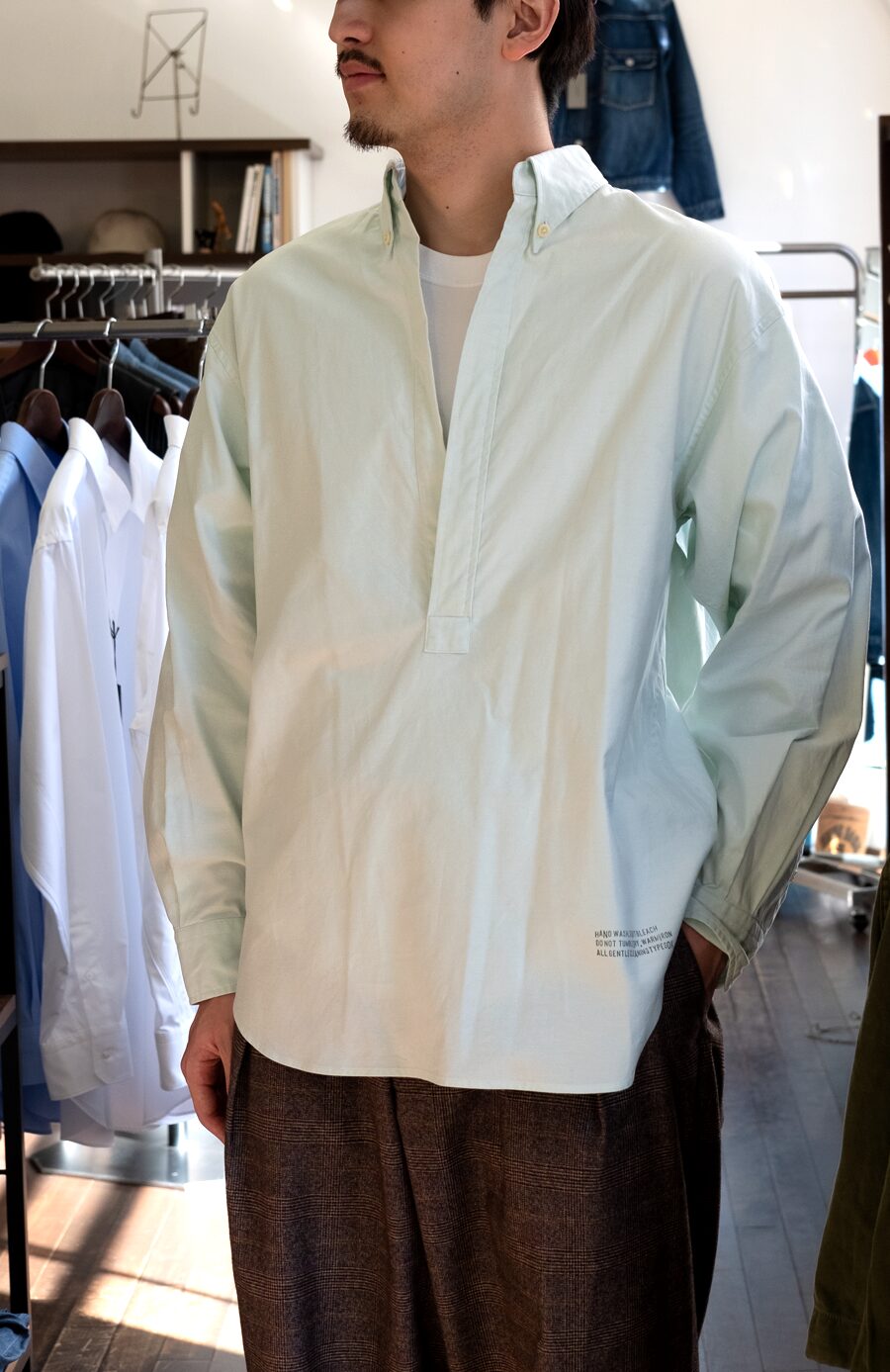 221 VILLAGE　OX Pull Over BD Shirt